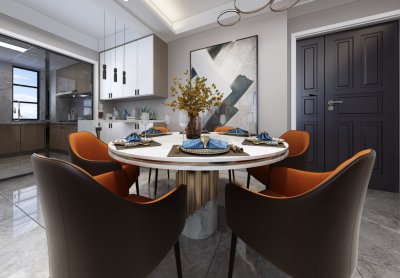 吳越祥院130平簡(jiǎn)約裝修