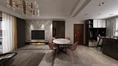 中海龍灣108平裝修設(shè)計