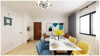 楊枝新村80平裝修設(shè)計