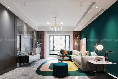 橡樹灣130平現(xiàn)代裝修