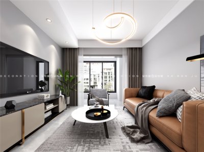 湖心溪岸94平現(xiàn)代簡約