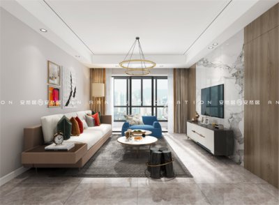 仲雅苑117平現(xiàn)代簡(jiǎn)約