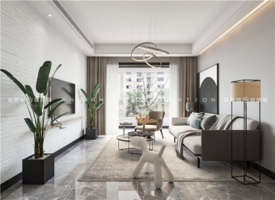 南山楠98平現(xiàn)代簡(jiǎn)約