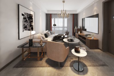 明珠花苑現(xiàn)代簡(jiǎn)約