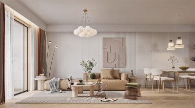 運河名著105㎡現(xiàn)代風(fēng)