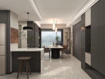 河風(fēng)印月83㎡現(xiàn)代