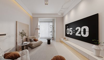 河風(fēng)印月83平簡約