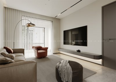 華元嘉園100平現(xiàn)代