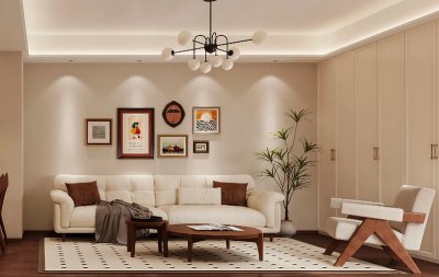 蝴蝶灣97平奶油