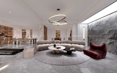 現(xiàn)代園墅400平